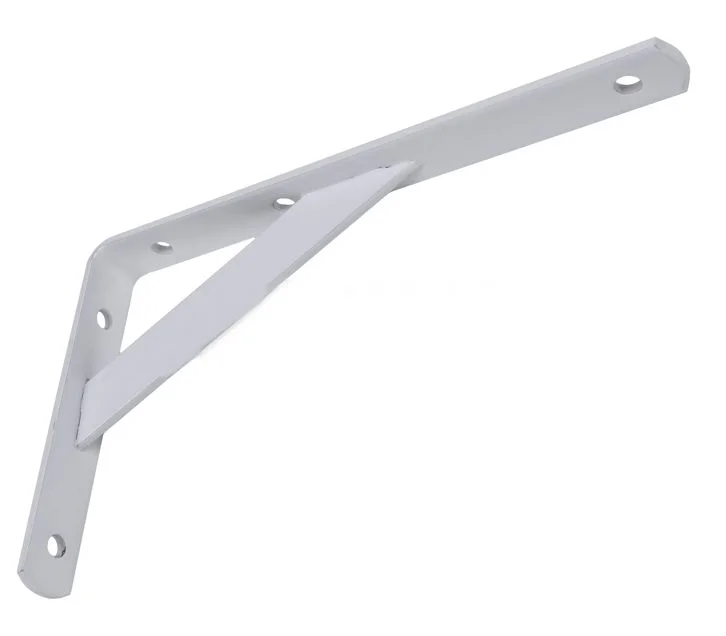 Policová konzole pro velké zatížení 100 x 350 mm, bílá barva Speciální Cena