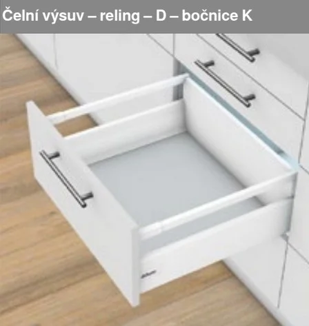 Koupit Online TandemBox Antaro Blum sada 65kg 199/550 bílá, výška D, bočnice K, sada se skládá z: