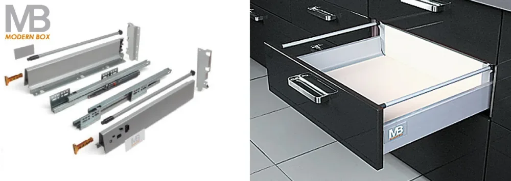 Nejlepší Cena Modern box B 160/350Bmm + reling střední šedý