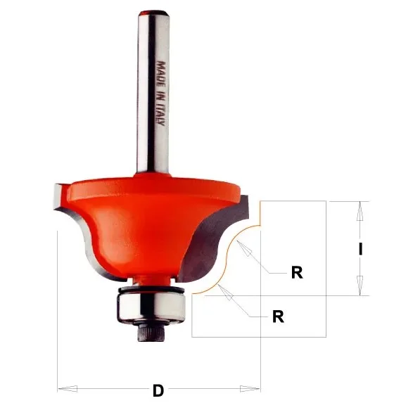 Objednat Nyní C94035011 C940 Profilová fréza s ložiskem – R6,4 D38,1x17,3 S=8 HW