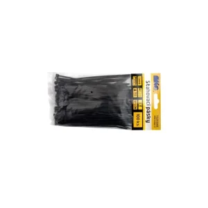 Stahovací pásky 3,6x150mm černé/100ks Akce