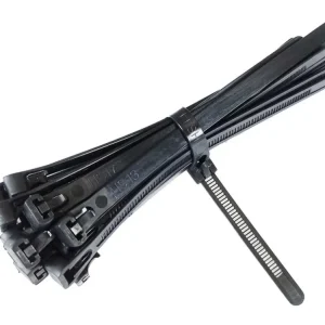 Aktuální Stahovací pásky 7,6x150mm černé rozepínací - 25 ks