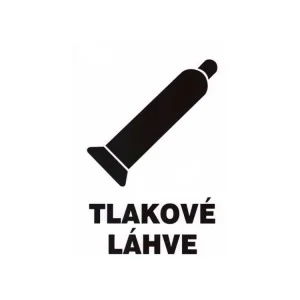 Finální Výprodej Tlakové lahve bílá samolepka A5