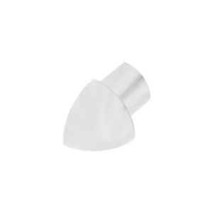 Must-Have SP14/4 vnější růžek k ukončovací liště C, hliník elox RAL9003 bílá lesklá, 8 mm, 2 ks